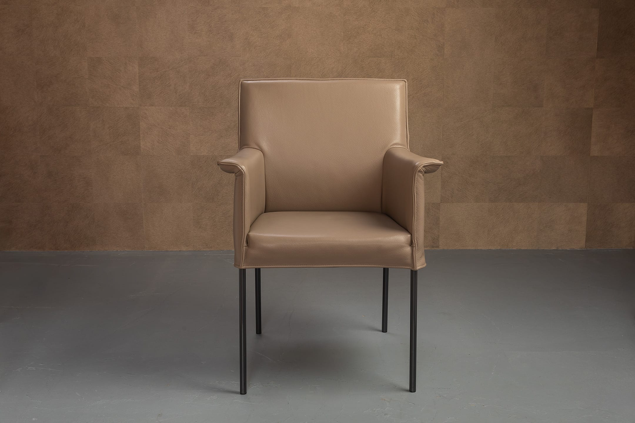 Design On Stock Gola Stoel Alamo Taupe Set Van 3 Stuks - Afbeelding 2