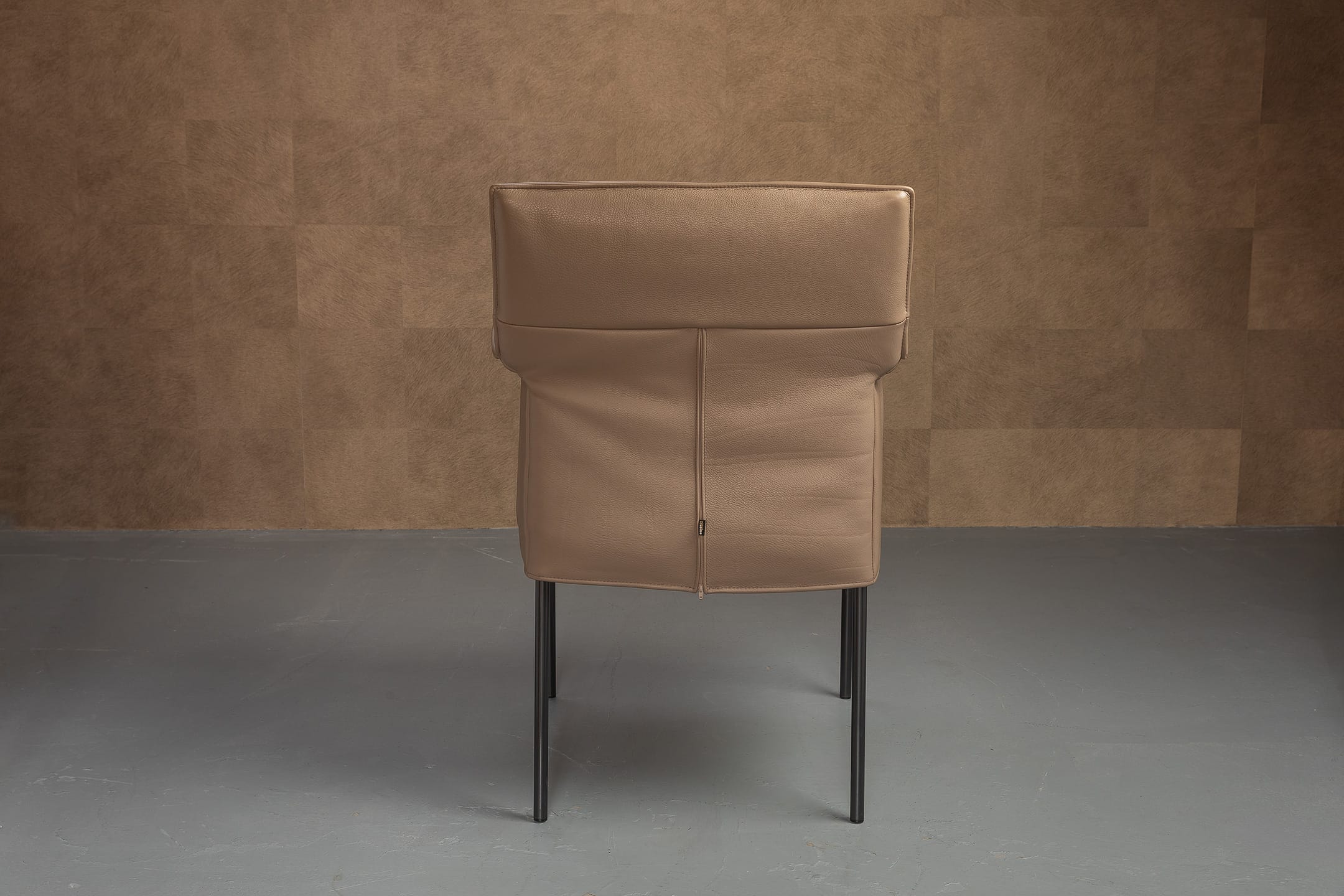 Design On Stock Gola Stoel Alamo Taupe Set Van 3 Stuks - Afbeelding 4