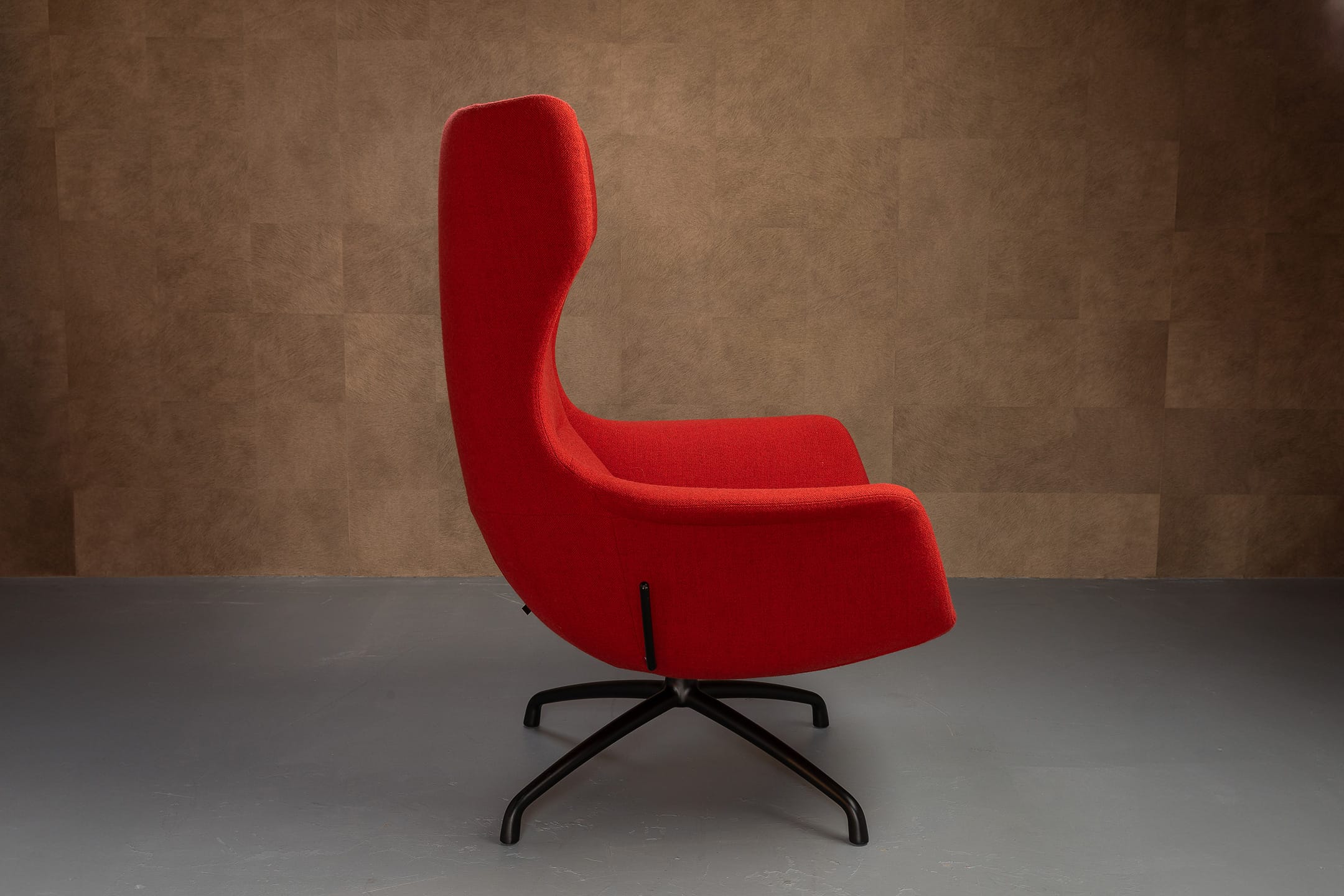 Eyye Puuro Fauteuil Ploegwool Pomegranate - Afbeelding 3