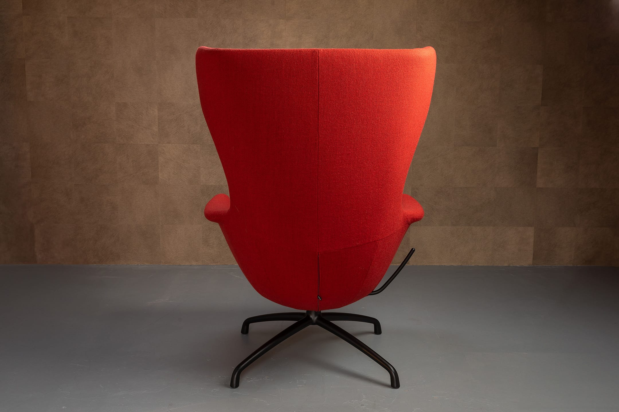 Eyye Puuro Fauteuil Ploegwool Pomegranate - Afbeelding 4