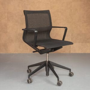 Vitra Pysix Bureaustoel Trioknit Zwart