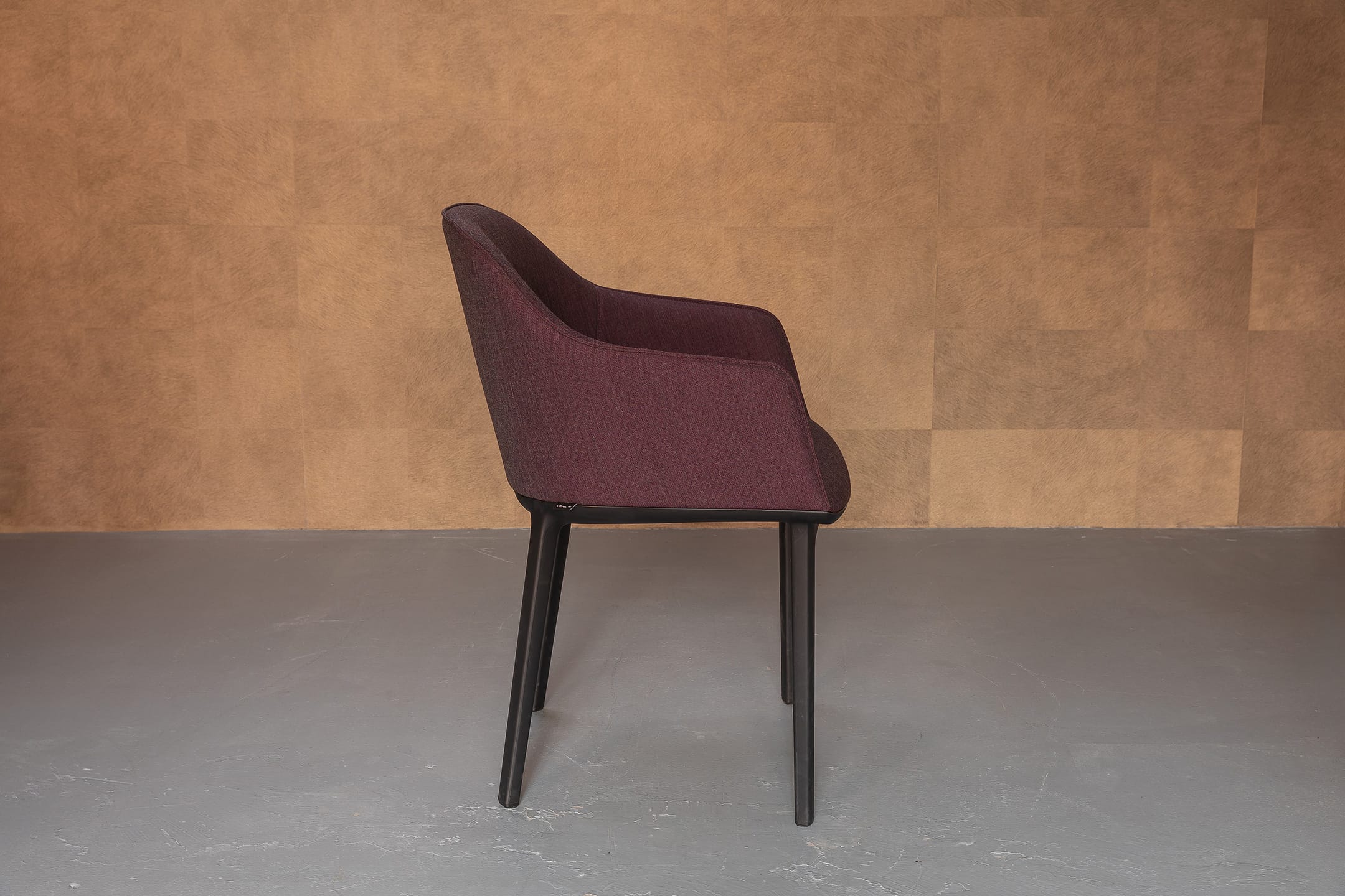 Vitra Soft Shell Stoel In Stof Tress Set Van 4 Stuks - Afbeelding 3