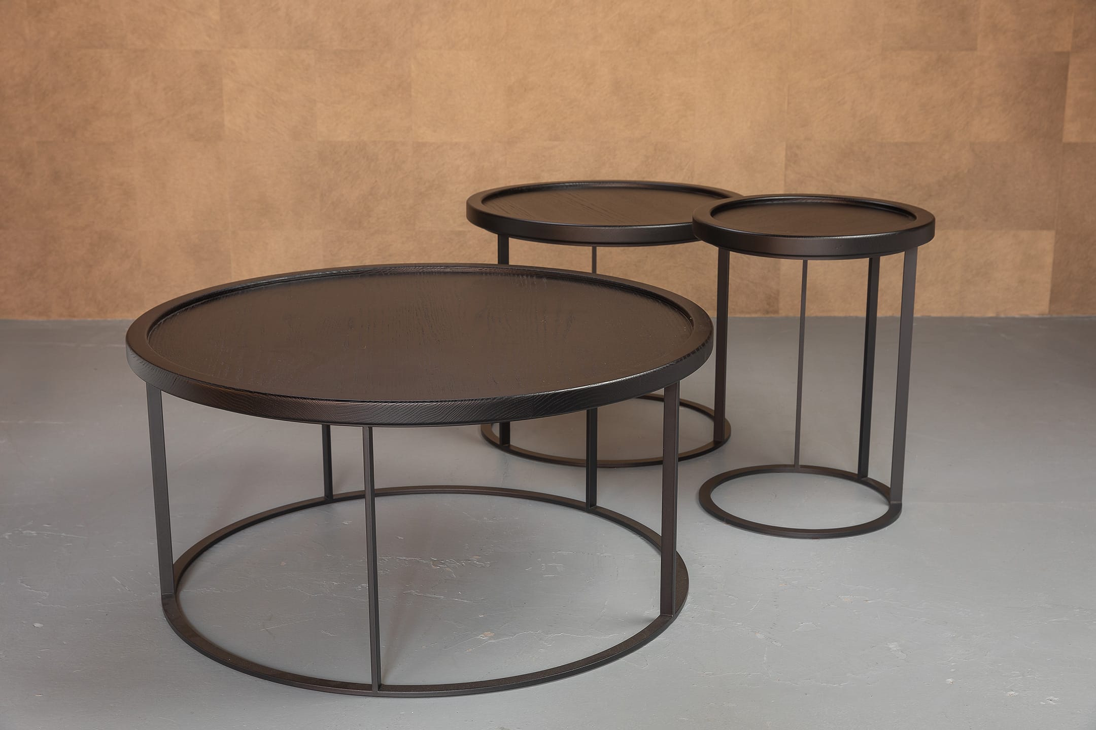 Qliv To Be Served Salontafel Zwart Diameter 85cm
