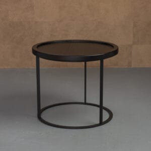 Qliv To Be Served Bijzettafel Zwart Diameter 55cm