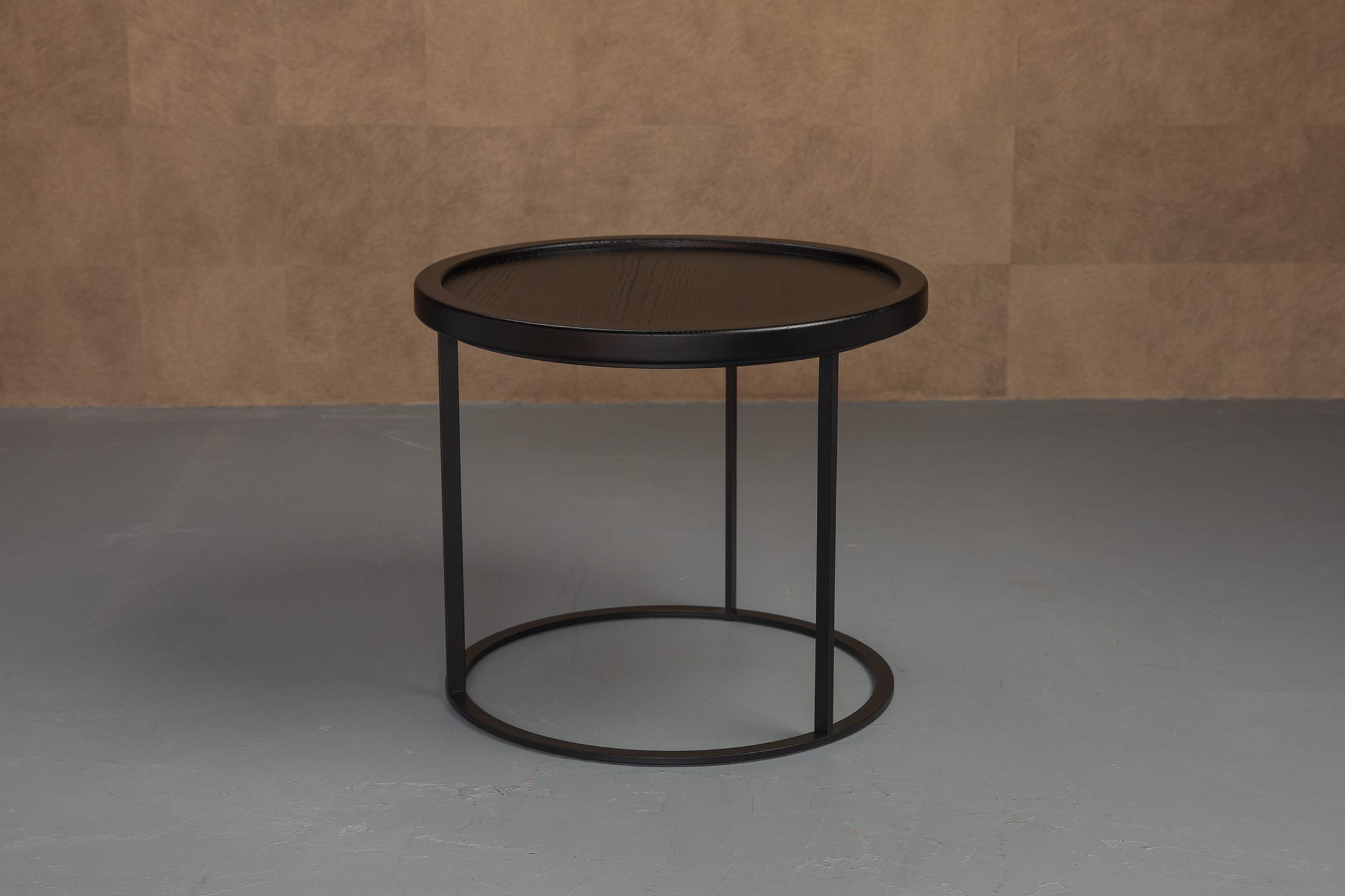 Qliv To Be Served Bijzettafel Zwart Diameter 55cm