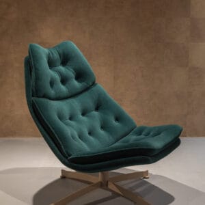 Artifort F 587 L: Fauteuil Laag 4-Teens, Draaibaar