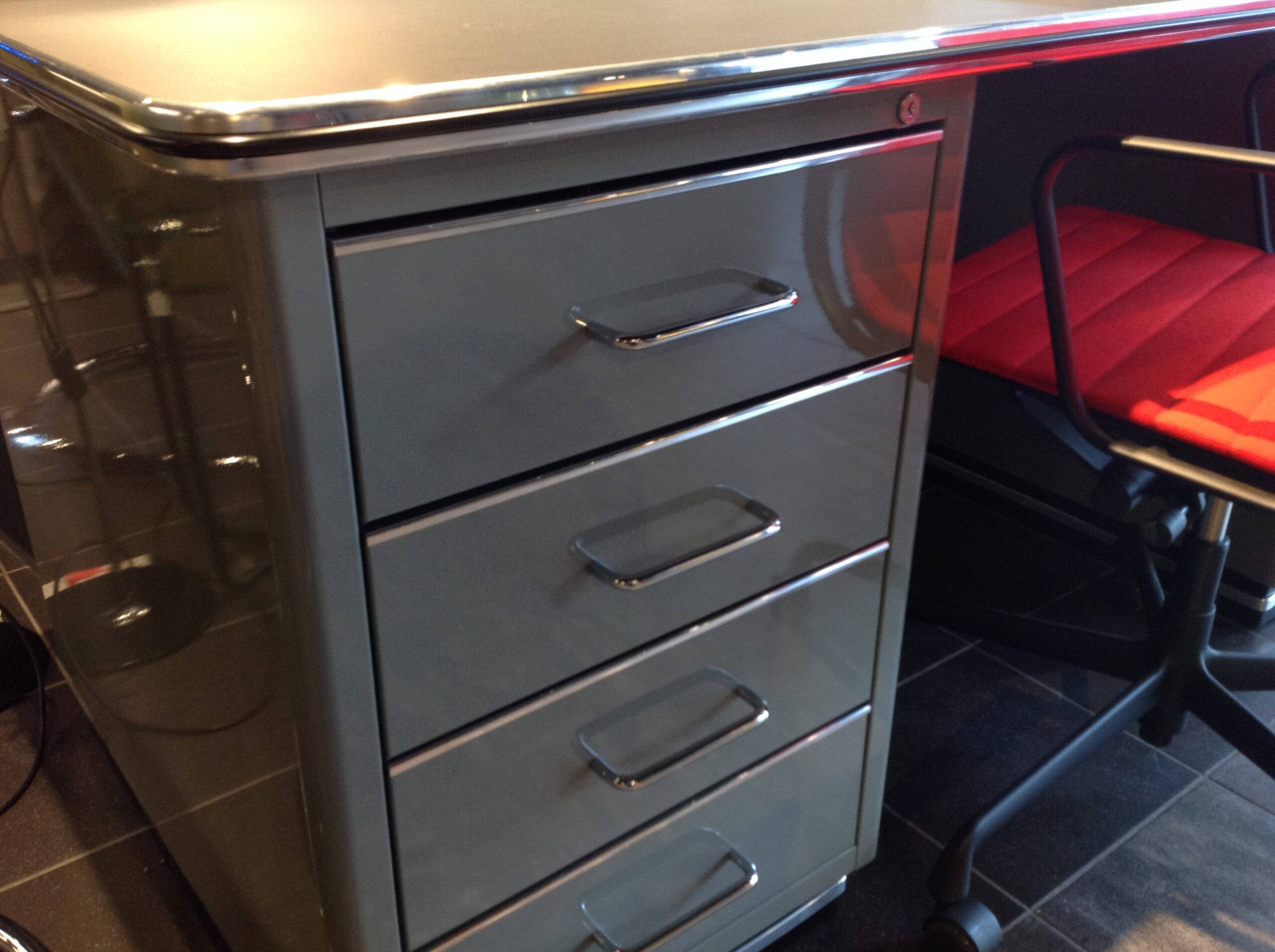 Mueller Bureau TB 228-5 In RAL 7023 - Afbeelding 2