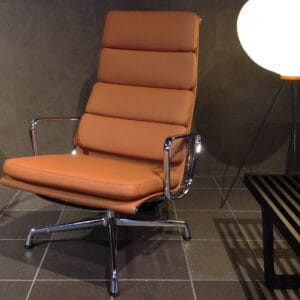 Vitra Soft-Pad EA 222, Aluminium Group Fauteuil Draaibaar