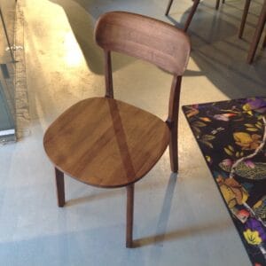 Artisan Tanka Stoel Europees Walnoot Naturel Olie Set Van 4